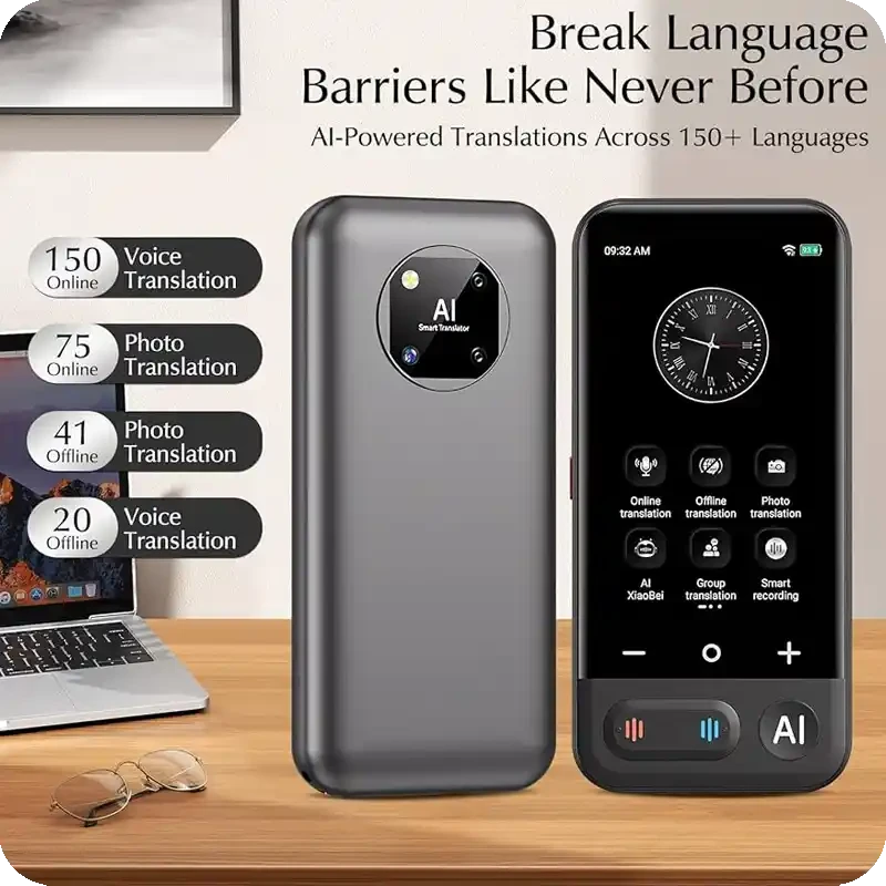 دستگاه مترجم هوش مصنوعی آفلاین 150 زبان مدل AI Translator Z16